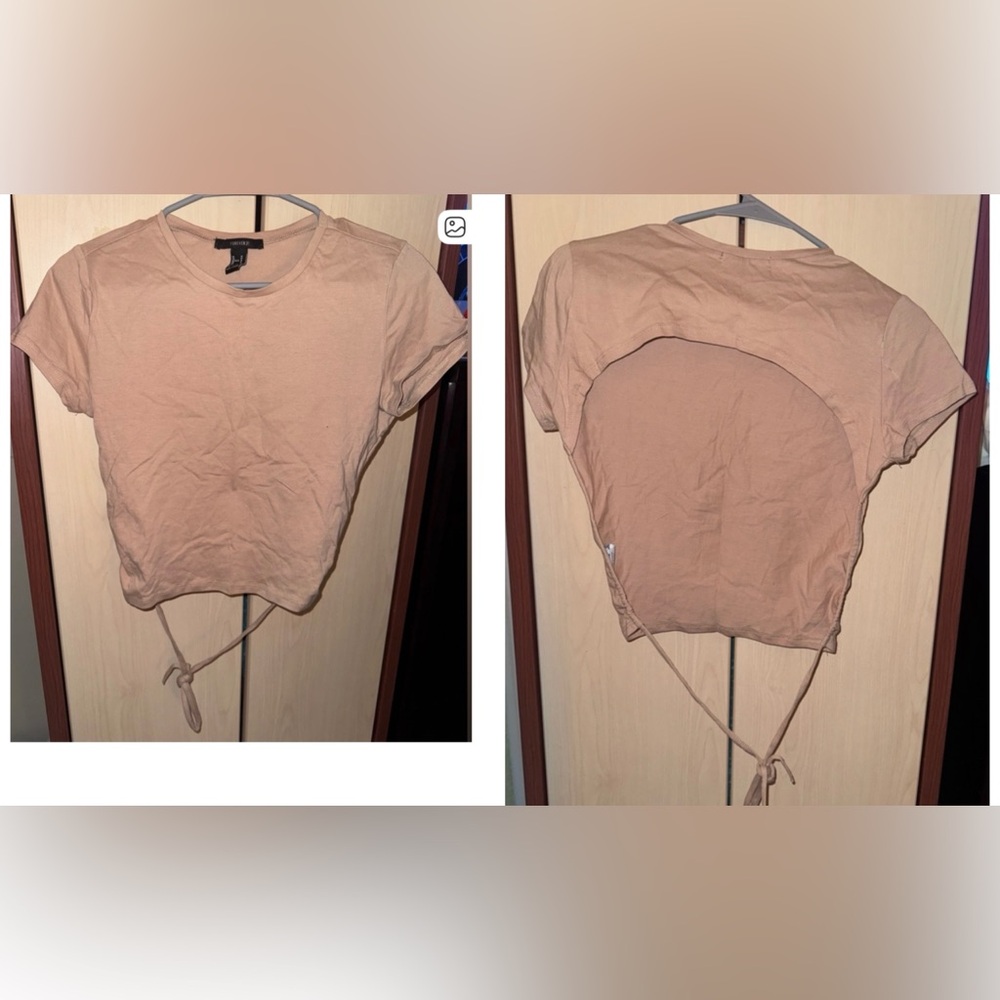 Forever 21 Women Open Back Top size M